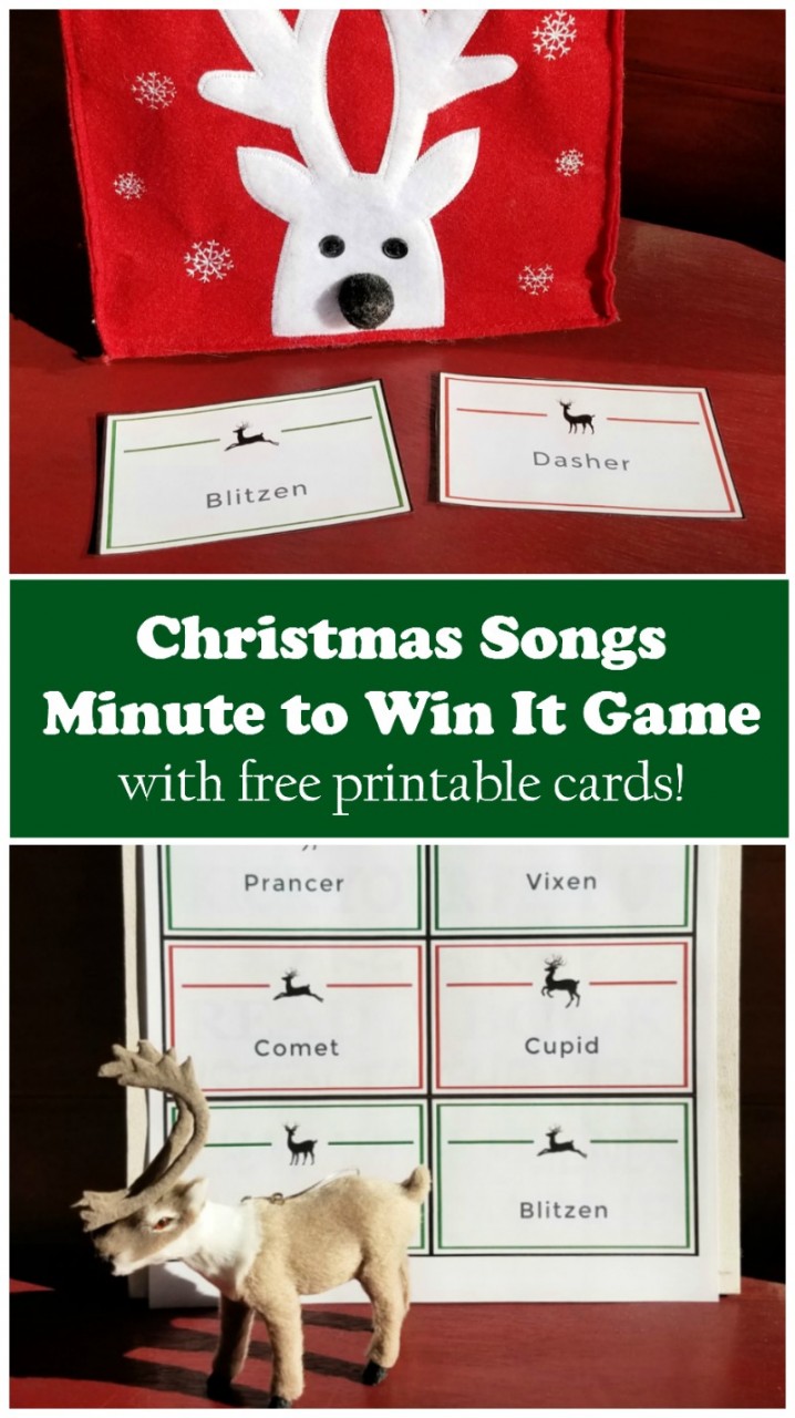 minute to win it christmas games: what's the lyrics?